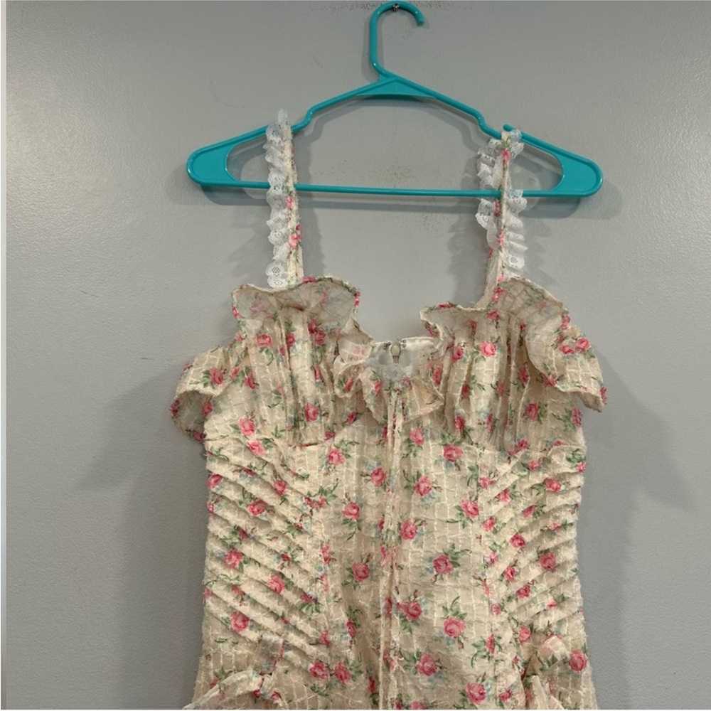 For Love & Lemons Amelia Maxi Dress Small S - Picture 3 of 6